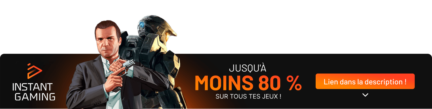 Instant Gaming — jusqu'à -80% sur tous tes jeux