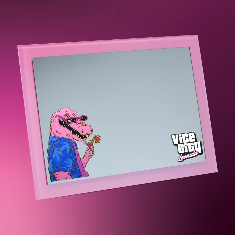 Miroir aimanté Macca the Gator — coffret collector GTA 6 The Goodtime State