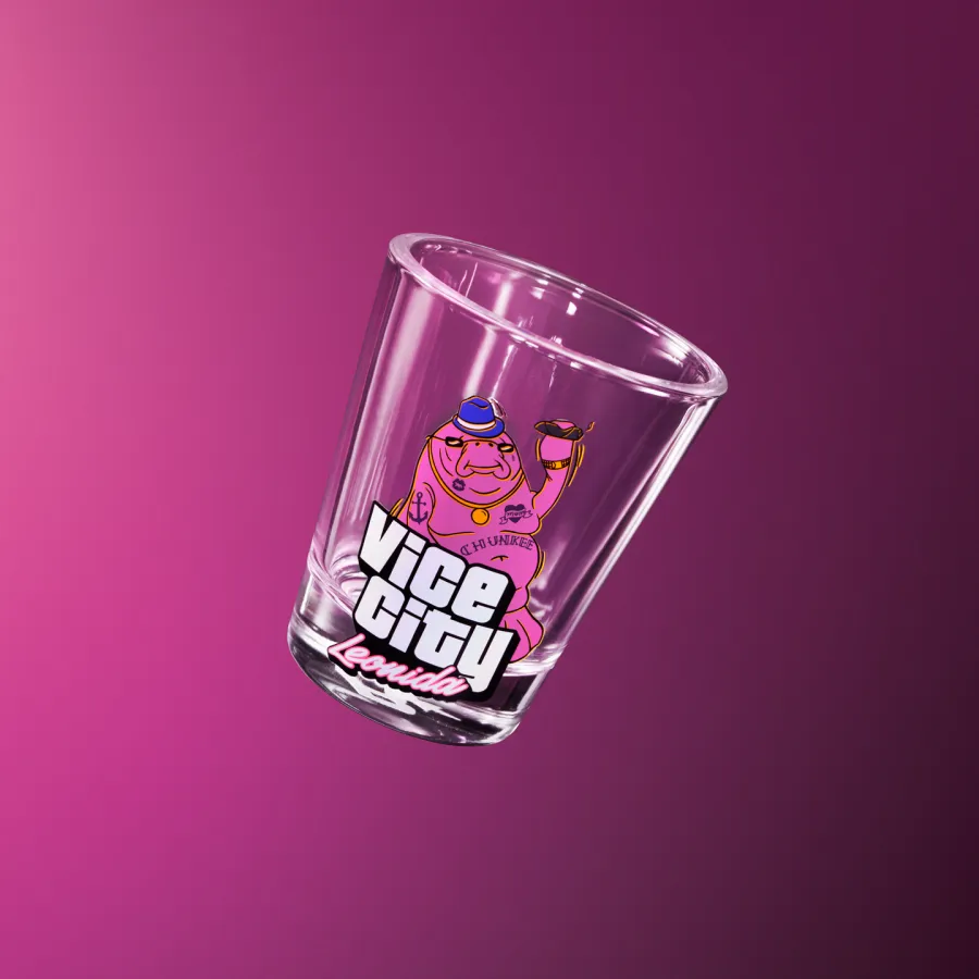 Verre à shot Chunkee le lamantin — coffret collector GTA 6 The Goodtime State