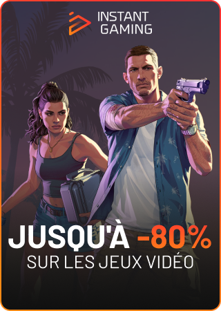 Instant Gaming — GTA 6 et jeux jusqu'à -80%